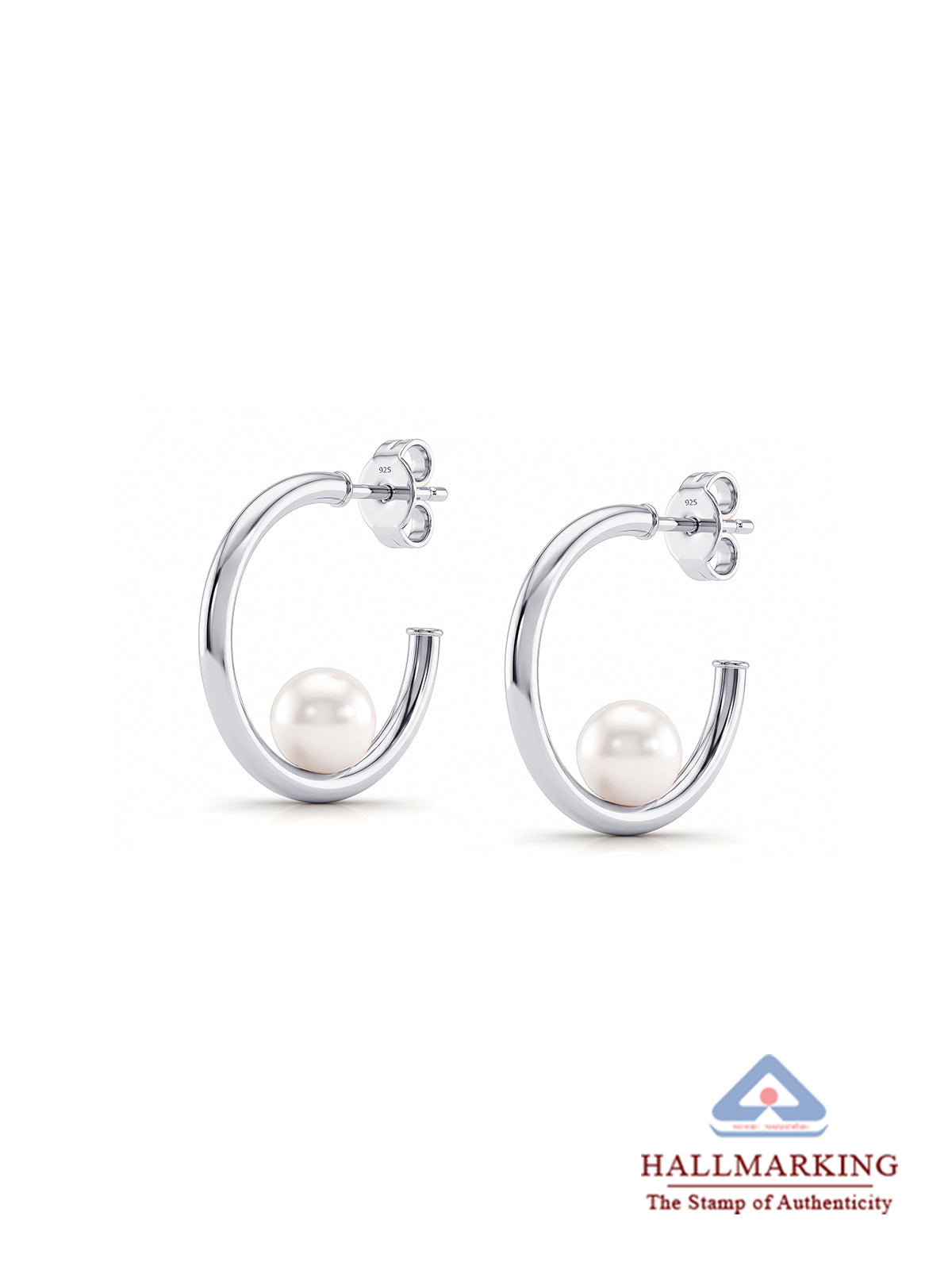 Pearl Arc Earrings