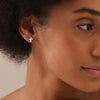 925 Sterling Silver SMALL Cross Lightweight Cute Hypoallergenic Dainty Stud Earrings for Women Teen