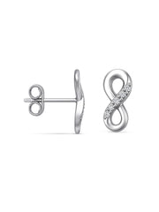 Dual Tone Stud Earrings