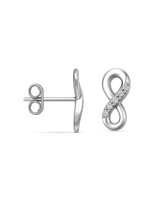 Dual Tone Stud Earrings