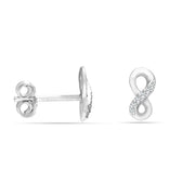 Dual Tone Stud Earrings