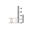 925 Sterling Silver 18K Gold-Plated CZ Split Huggie Hoop Earrings for Women Teen