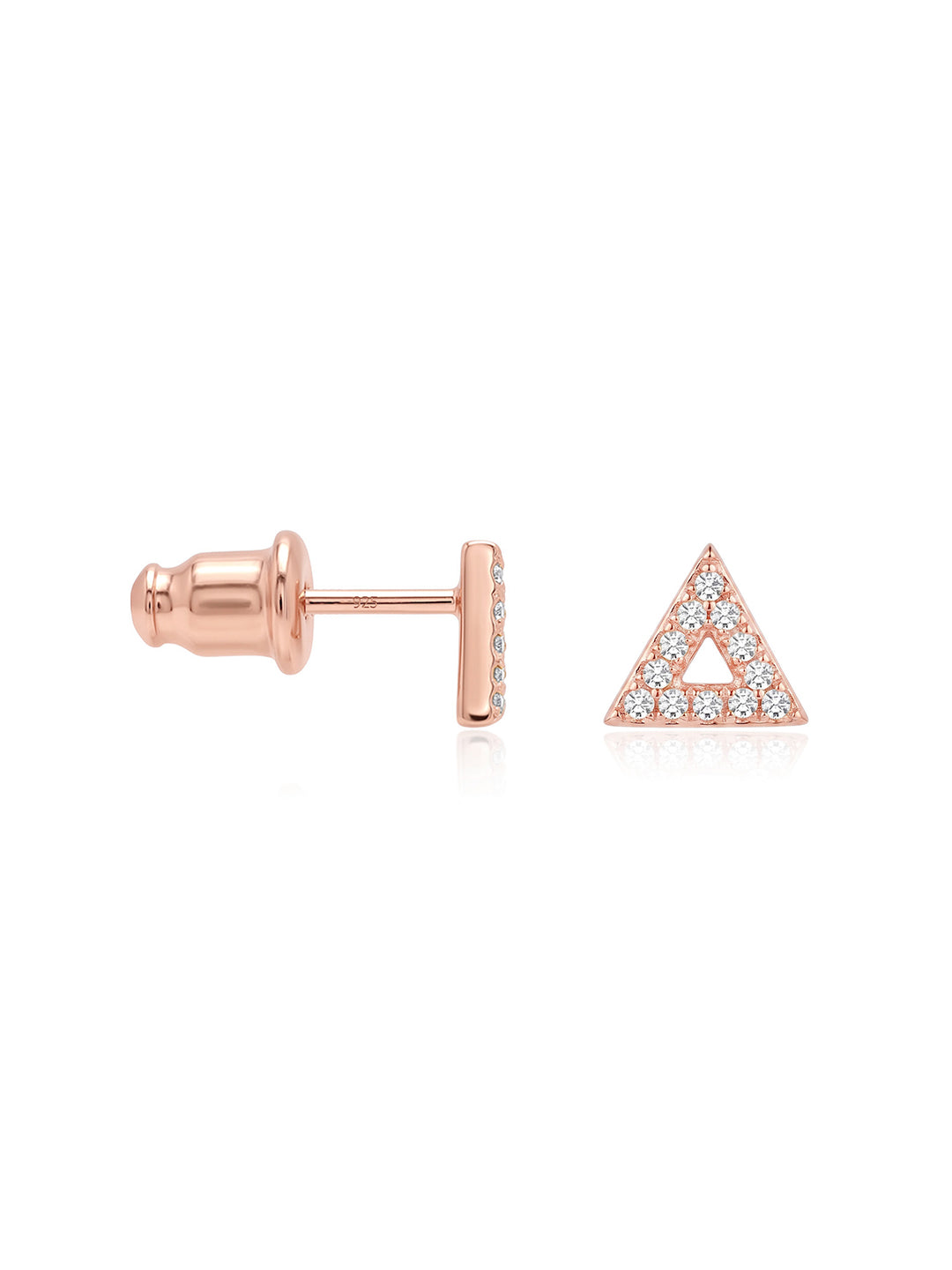 Rose Gold Stud Earrings