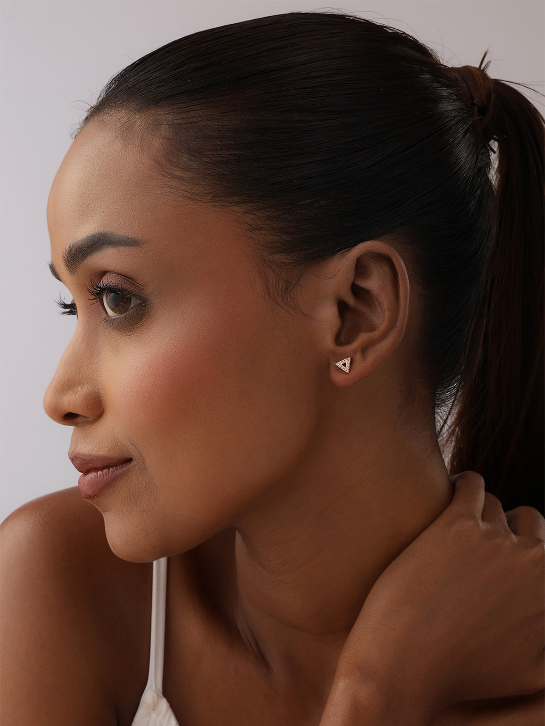 Rose Gold Stud Earrings