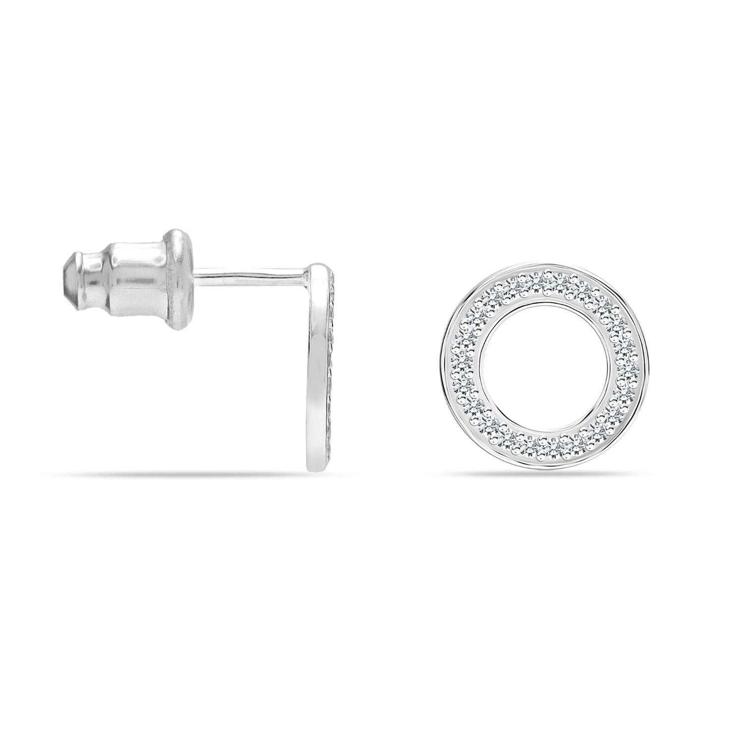 Men's Silver Stud Earring