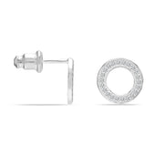 Men's Silver Stud Earring