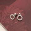 925 Sterling Silver Stud Earrings for Women CZ Hypoallergenic Earring for Girls Teens