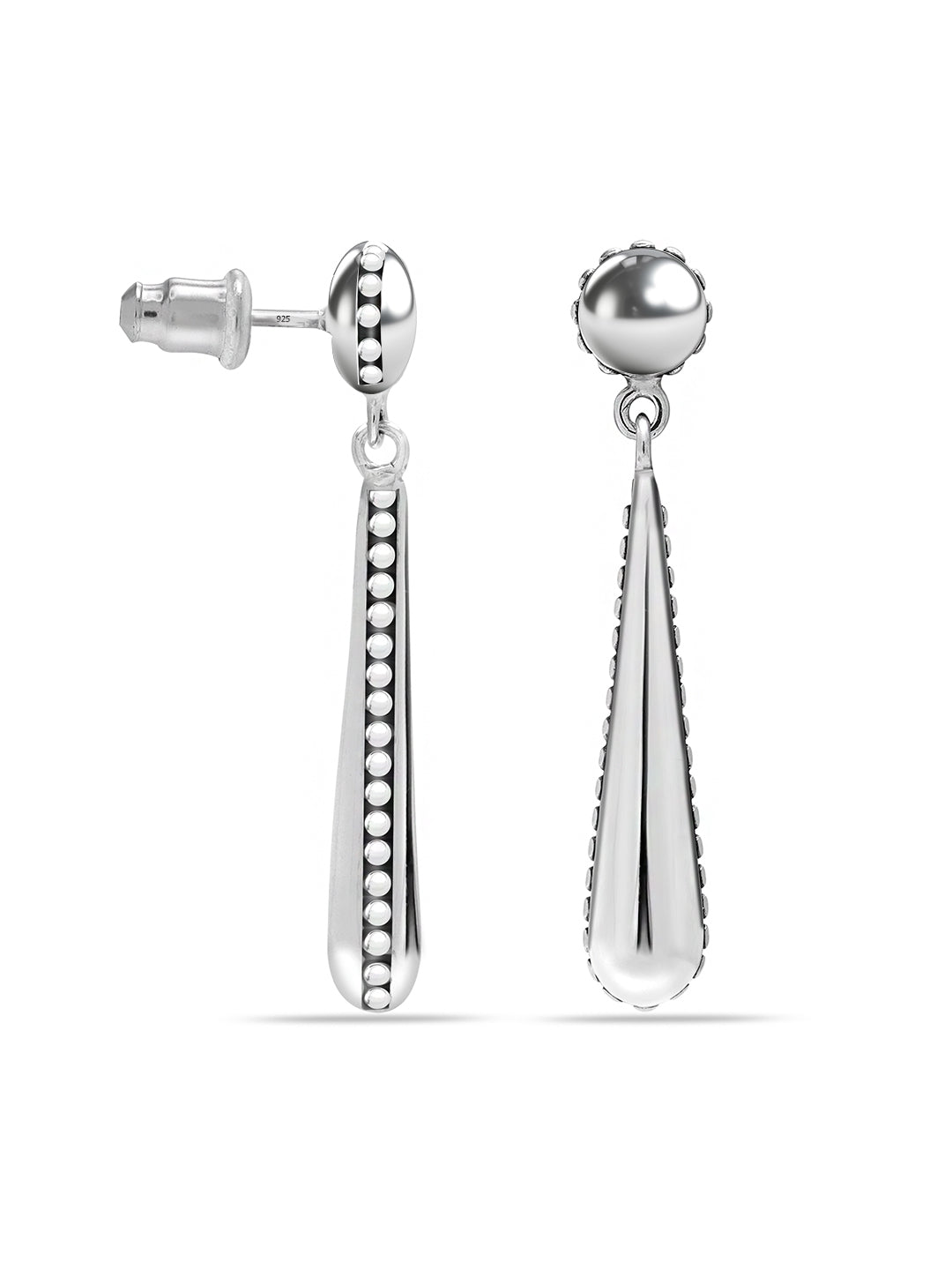 Silver Drop Earrings