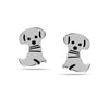 925 Sterling Silver Puppy Small Stud Earrings for Women Teen Girls