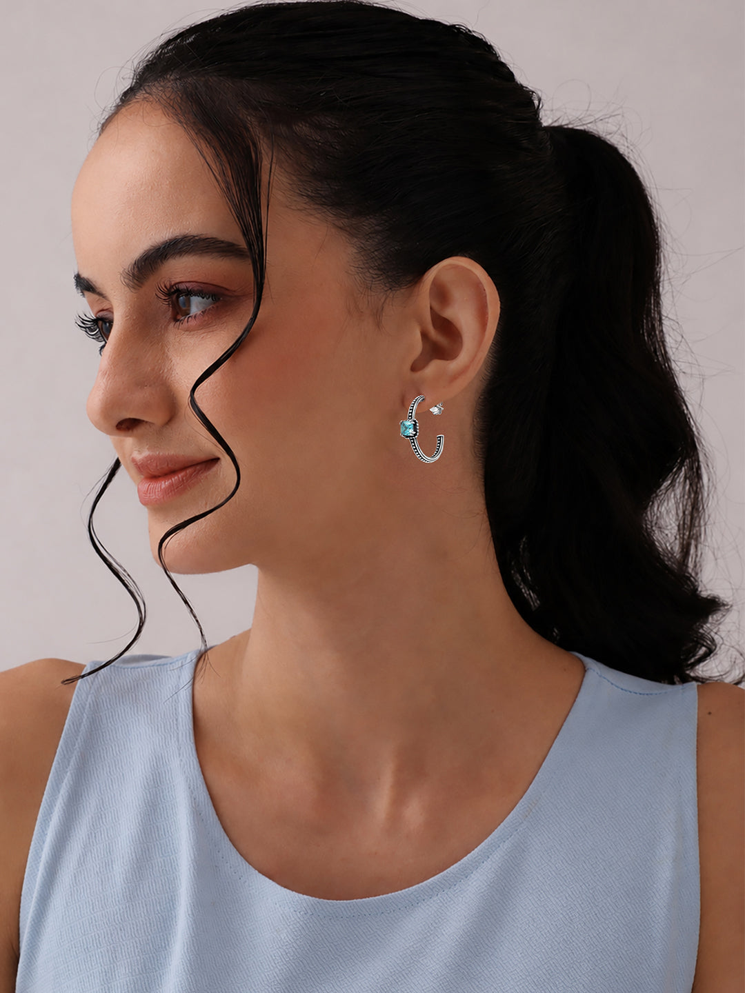 Antique C-Hoop Earrings
