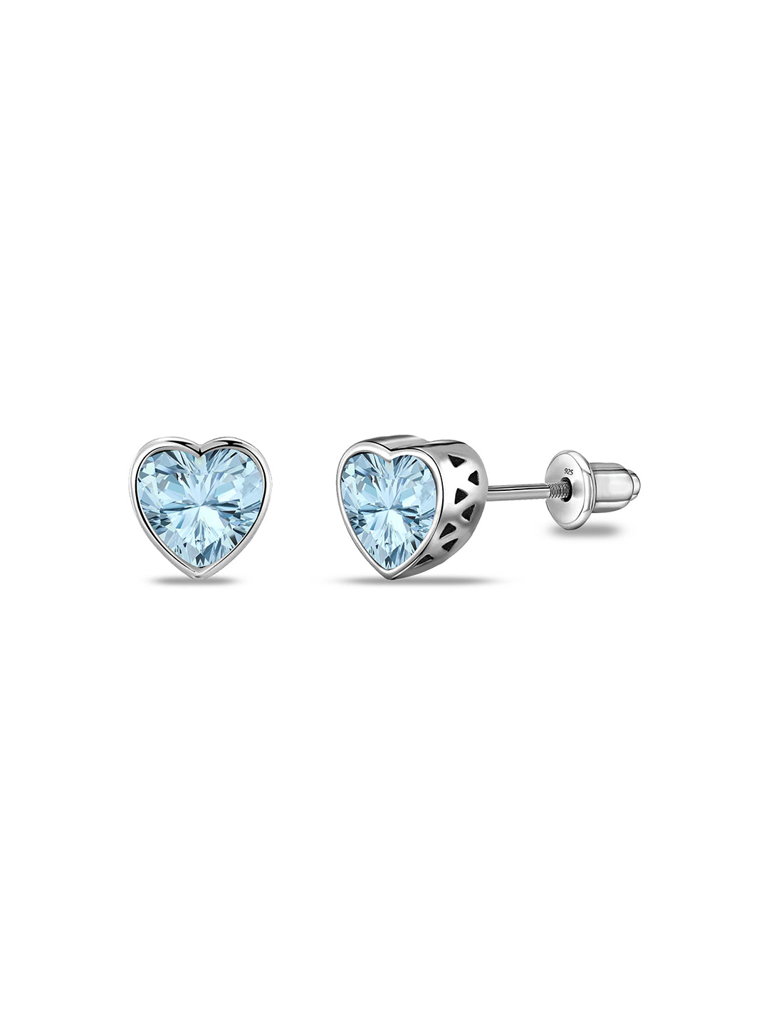 Rhodium Spark Kids Earrings