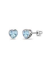 Rhodium Spark Kids Earrings