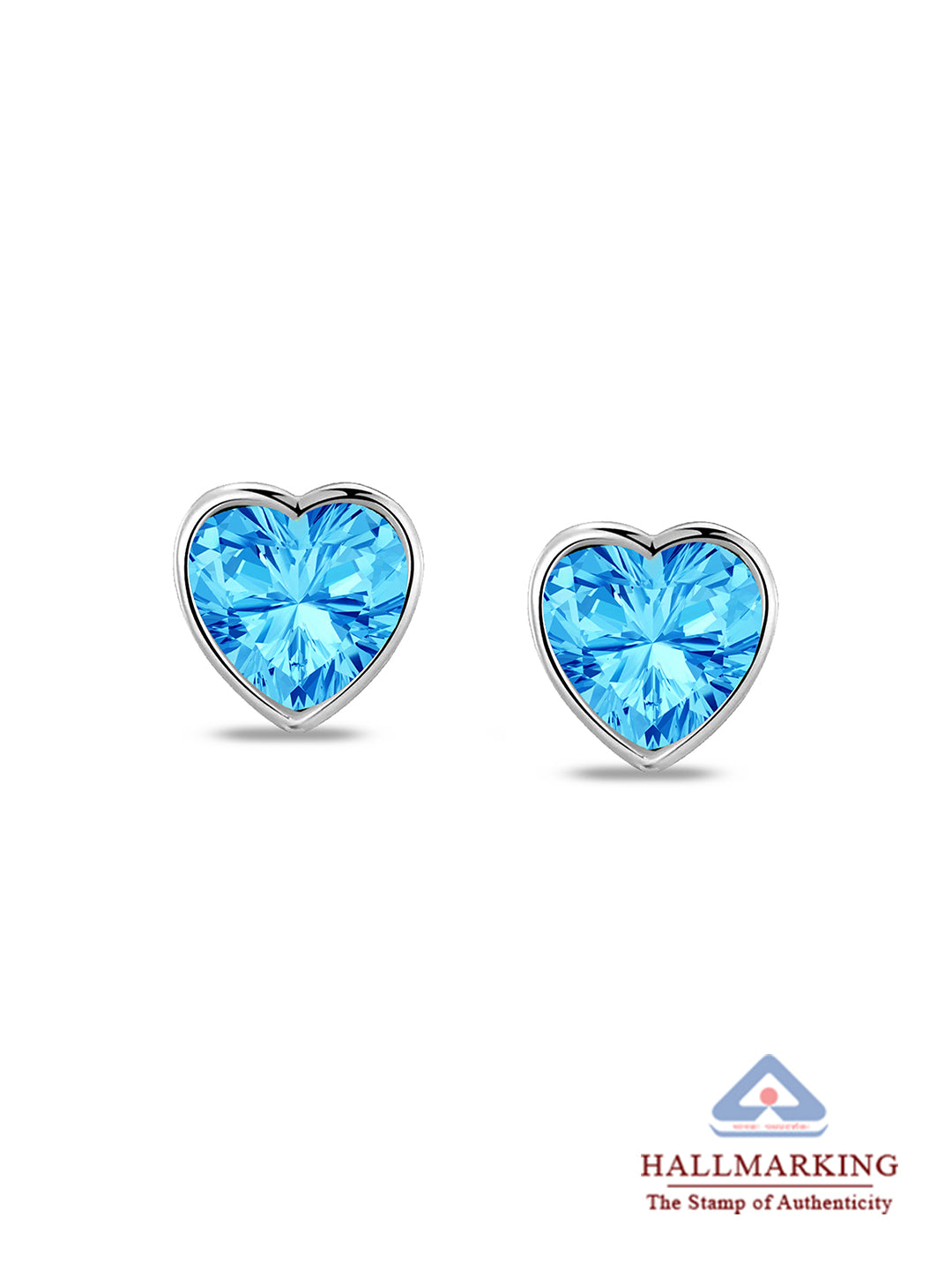 Mini Spark Rhodium Earrings