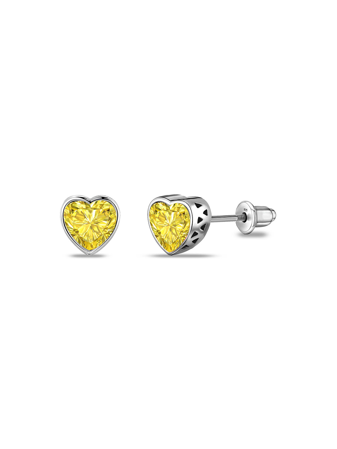 Little Charm Rhodium Earrings