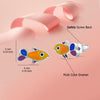 925 Sterling Silver Cute Fish Enamel Stud Earring For Kids