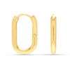 925 Sterling Silver 18K Gold-Plated Classic Huggie Hoop Earrings for Women Teen
