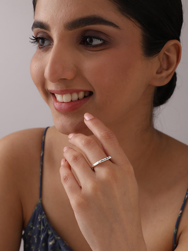 Personalized Engraved Name Ring