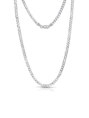Habana Diamond-Cut Cuban Link Women's Chain Necklace
