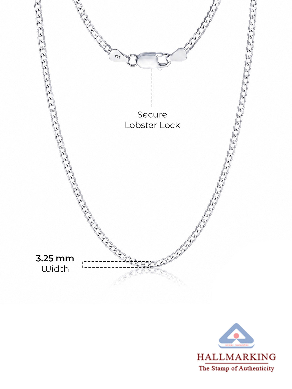 Habana Diamond-Cut Cuban Link Women's Chain Necklace