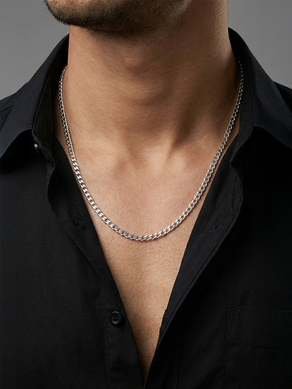 Italian Flat Cuban Link Chain