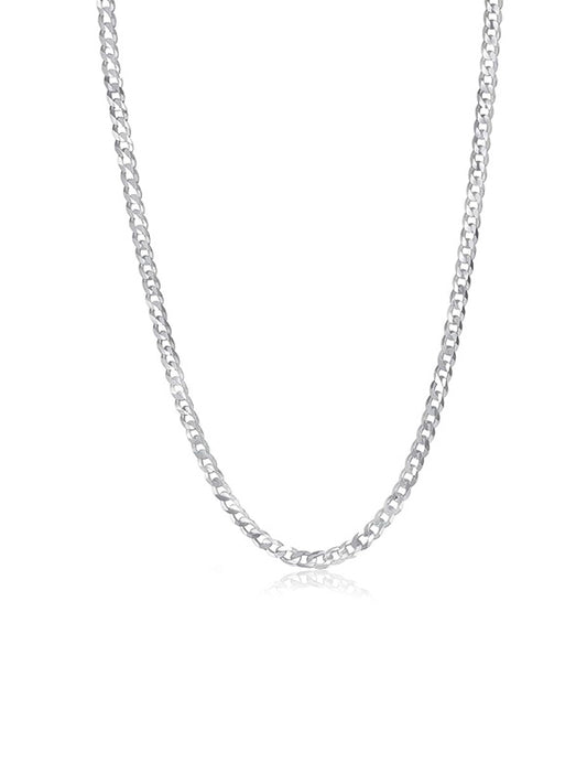 Italian Flat Cuban Link Chain for Men