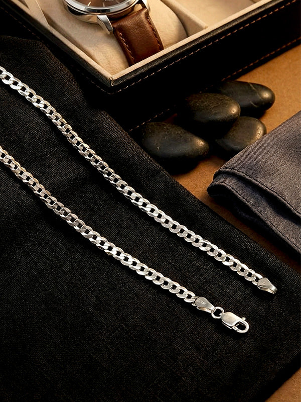 Italian Flat Cuban Link Chain