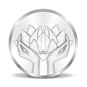 BIS Hallmarked Lotus Silver Coin 999 Pure Akshay Tritiya