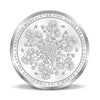 BIS Hallmarked Lotus Colorful Silver Coin 999 Pure Akshay Tritiya