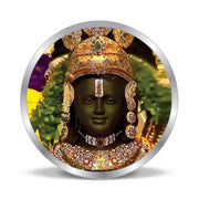 BIS Hallmarked Lord Ram Ji Face Ayodhya Temple Silver Coin 999 Pure