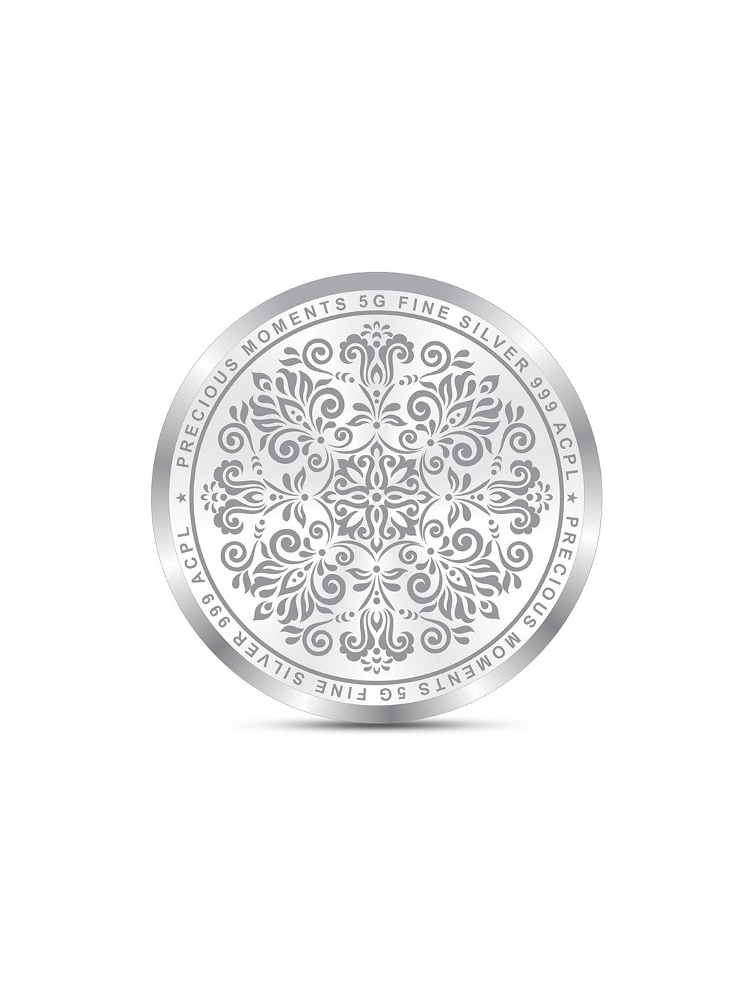 Ashta Laxmi 5 Gram Silver Coin 999 Pure