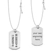 Personalised 925 Sterling Silver Engraved Cordinated Location line Pendant Necklace for Men and Women