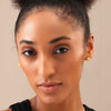 925 Sterling Silver Diamond Cut Love Knot Stud Earring for Women