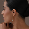 925 Sterling Silver Heart Threader Earrings for Teen Women