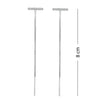 925 Sterling Silver CZ Lightweight T Bar Box Chain Earrings for Women Teen
