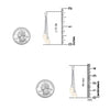 925 Sterling Silver Dangle Drop Pearl Earrings for Women Hypoallergenic Pearl Earring for Teen