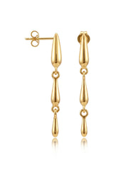 Gold Drop Dangler Earrings