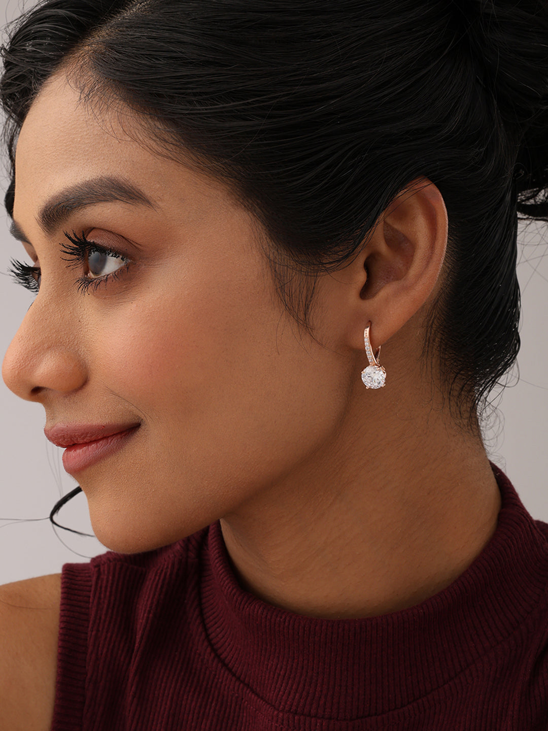 Rose Gold Drop Earrings