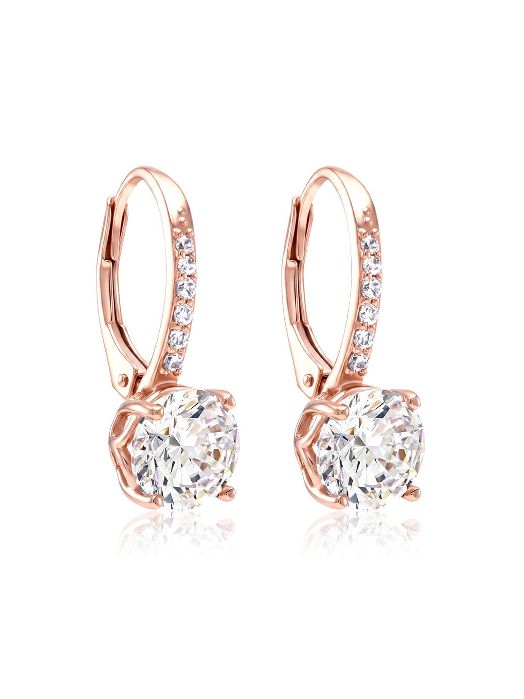 Rose Gold Drop Earrings