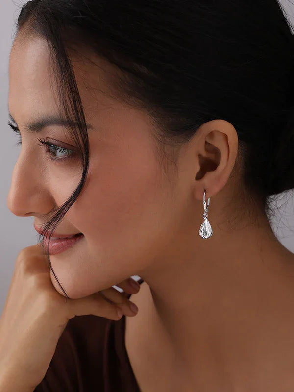 Oval Leverback Earrings