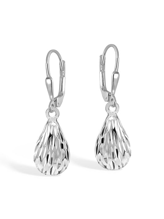 Oval Leverback Earrings