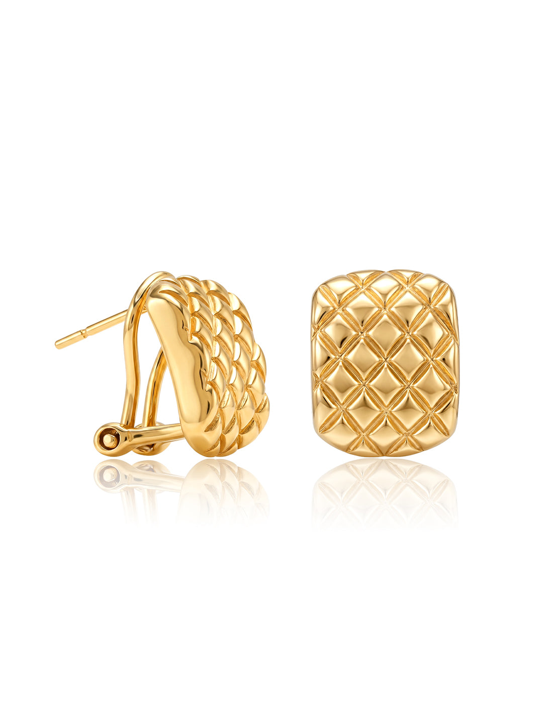 925 Sterling Silver Jewellery | 14K Gold-Plated Nova Earrings | acpl-ecom.myshopify.com
