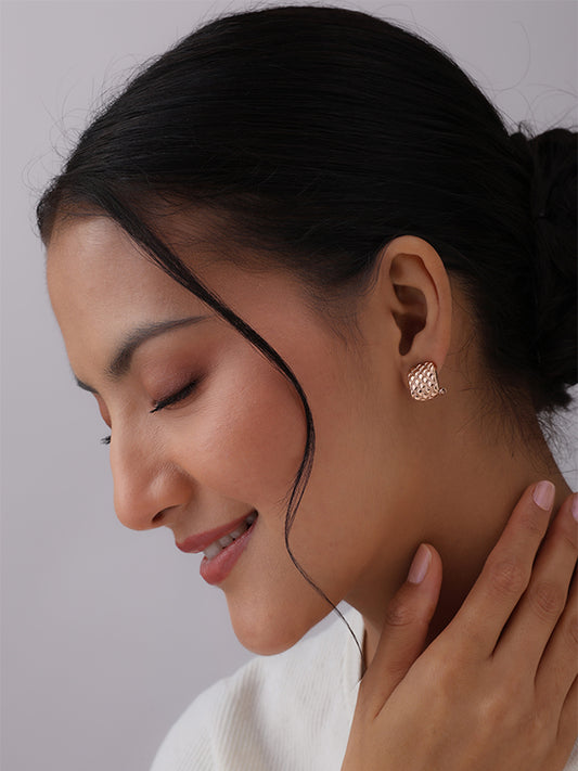 Rose Gold-Plated Nova Earrings