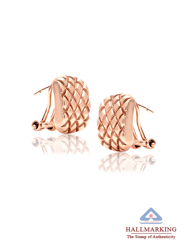Rose Gold Nova Stud Earrings