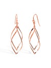 14K Rose-Gold Plated Twistella Drop Earrings