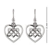 925 Sterling Silver Bff Heart Love Earrings For Teen Women