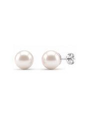 Silver Statement Stud Earrings