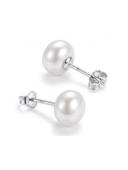 Silver Classic Stud Earrings
