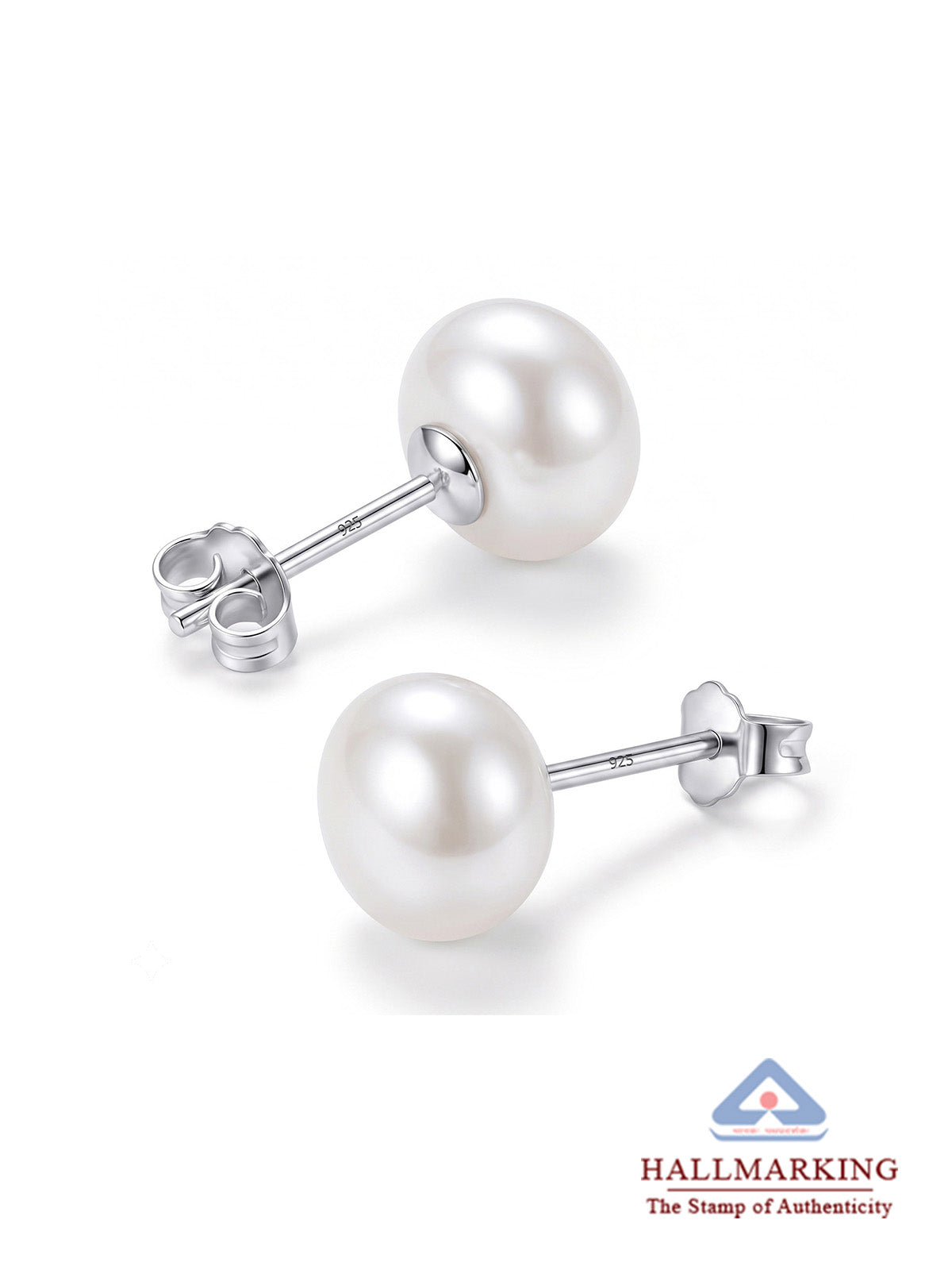 Silver Classic Stud Earrings