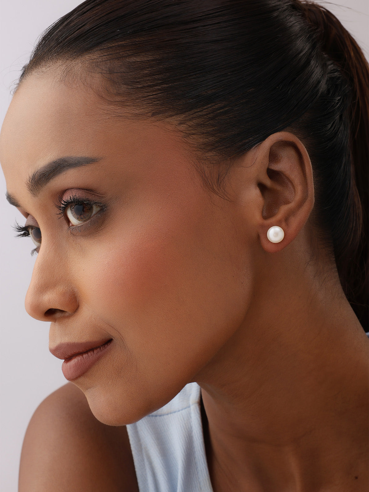 Silver Classic Stud Earrings