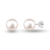 925 Sterling Silver 6 MM Pearl Stud Earrings for Teen Women